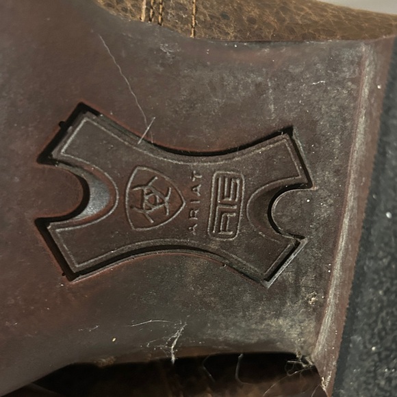 Ariat Brown Leather Western Boots - Picture 7 of 7